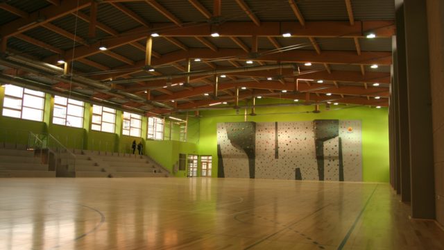 Pierwsza hala sportowa w wysokim standardzie energooszczÄdnym budownictwa pasywnego(wnÄtrze1)